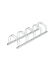 relaxdays Fahrradständer in Silber - (B)136 x (H)26 x (T)33,5 cm