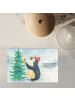 Mr. & Mrs. Panda Puzzle Pinguin Weihnachtsbaum Design mit Spruch in Weiß