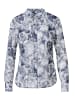 KOROSHI Women's long sleeve printed shirt in blau