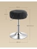 VASAGLE 2er-Set: Barhocker in Tintenschwarz - (B)38 x (H)(44-60) x (T)38 cm