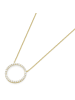 Luigi Merano Collier Mit Ring Und Zirkonia in Gold