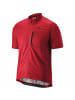 Gonso Bikeshirt-1/2-FZ Ledro in Rot