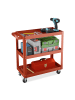 relaxdays Werkstattwagen in Rot - (B)78 x (H)76 x (T)35 cm