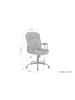 byLiving Bürostuhl STING in grau - B 57, H 99-109, T 67 cm