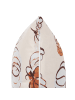 Beliani Dekokissen CUCURBITA in Beige/Weiß/Orange - (W) 45 x (H) 12 x (L) 45 cm