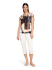 Betty Barclay Printshirt mit Tunnelzug in Schwarz/Braun