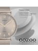 Oozoo Analog-Armbanduhr OOZOO Vintage Series beige groß (ca. 40mm)