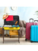relaxdays Kofferständer in Braun - (B)66,5 x (H)52,5 x (T)48 cm
