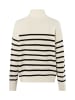 Marie Lund Pullover in ecru schwarz - 0002