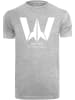F4NT4STIC T-Shirt DC Comics Justice League Movie Wayne Aerospace in grau meliert
