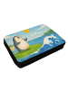 Mr. & Mrs. Panda Federmappe Pinguin Surfer Design ohne Spruch in Weiß