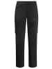 Jack Wolfskin Outdoorhose GLASTAL ZIP AWAY PANTS M in Schwarz