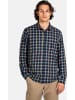 Reell T-Shirt "Alvar Check Shirt" in Blau