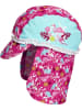 Playshoes Kinder Mütze "UV-Schutz Mütze Flamingo" in Türkis