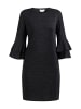 Usha Damen Kleid Mit Glanzgarn in Schwarz