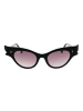Hally & Son Frauen Sonnenbrille Schmetterling Schwarz