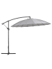 Beliani Ampelschirm CALABRIA II in Grau - (W) 268 x (H) 235 x (L) 268 cm