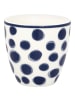 Greengate MINI Latte Cup TIPPA Blau Weiß mit Punkten