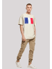 F4NT4STIC T-Shirt France Frankreich Flagge distressed in sand