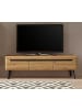 Furn.Design TV-Lowboard Artisan Eiche schwarz, TV-Unterteil skandinavisch, 160 x 50 cm