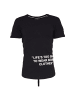 Roberto Geissini Life´s Too Short T-Shirt Schwarz