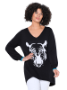 Angel of Style Pullover in schwarz
