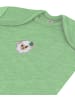 Normani Outdoor Sports 3er Set Baby Merino Body Kurzarm Tauranga in Beige/Anthrazit/Grün