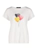 Betty Barclay Basic Shirt mit U-Boot-Ausschnitt in Patch White/Red