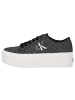 Calvin Klein Schnürschuhe in black/bright white aop