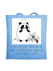 Mr. & Mrs. Panda Tasche Busfahrer Sicherheit mit Spruch in Sky Blue