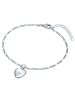 Lulu & Jane Diamant-Armband Herz Sterling Silber Diamant in silber