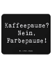 Mr. & Mrs. Panda Mousepad Spruch Künstlerin Farbepause mit Spruch in Schwarz