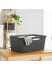 Rotho Brisen 4er-Set Wäschebox 40l in Anthrazit