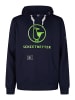 SCHIETWETTER SCHIETWETTER Hoodie Logoprint Michael in navy/lime