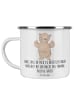 Mr. & Mrs. Panda Tasse Emaille Motivierender Fitness-Trainer mit... in Weiß