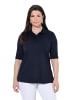 Ulla Popken Poloshirt in dunkles marine