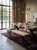 KADIMA DESIGN Esszimmerbank 175x45x45 cm Massivholz Metall Loft-Style,