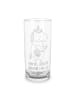 Mr. & Mrs. Panda Longdrinkglas Einhorn Pilz mit Spruch in Transparent