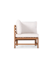 home24 Loungeecke Bayton in Beige / Braun