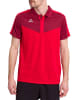 erima Squad Poloshirt in bordeaux/rot