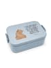 Mr. & Mrs. Panda MEPAL Bentobox Bär Schulterblick Motiv mit Spruch in Blau Pastell