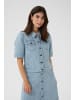 CULTURE Jeansjacke CUmilky Slim fit in Blue/White Stripe