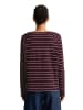 Marc O'Polo DENIM Gestreiftes Longsleeve relaxed in Dark Red