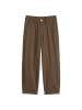 Marc O'Polo DENIM Barrel-Pants cropped in Hazelnut Brown