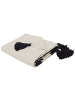Beliani Kuscheldecke SEDIO in Weiß/Schwarz - (W) 125 x (H) 0.5 x (L) 150 cm