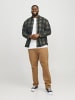 JACK & JONES PLUS Karohemd in Dusty Olive