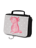 Mr. & Mrs. Panda Waschtasche Axolotl Niedlich ohne Spruch in Grau Pastell
