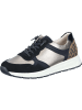 remonte Schnürschuhe in schwarz/lightbronze/schwarz/braun