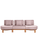 Beliani 4-tlg Lounge Set ARZELLO in Braun/Beige