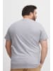 BLEND T-Shirt BHNasir Big & Tall in Mittelgrau